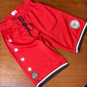 VeniceBall Show Chi Love mesh basketball shorts